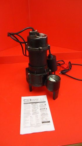 Wayne rpp50 1/2 hp 5700 gph submersible cast iron sewage pump for sale