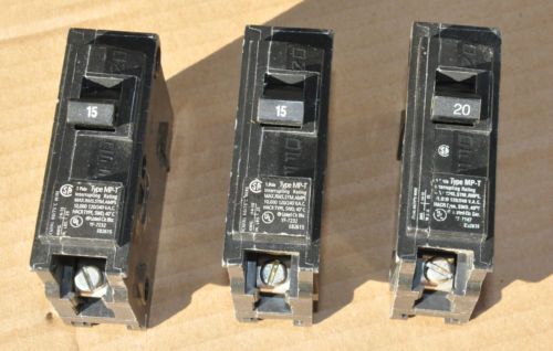 SIEMENS MURRAY CIRCUIT BREAKERS 15A &amp; 20A MP115 &amp; MP120 120V