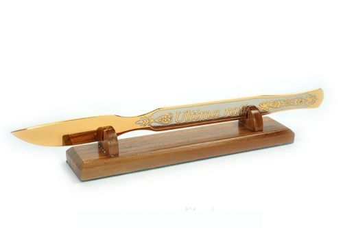 Scalpel surgical gift version knife Russian Zlatoust ultima ratio gold &amp; SUPPORT