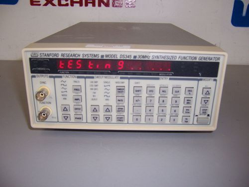 8766 STANFORD RESEARCH DS345 30 MHZ SYNTHESIZED FUNCTION GENERATOR