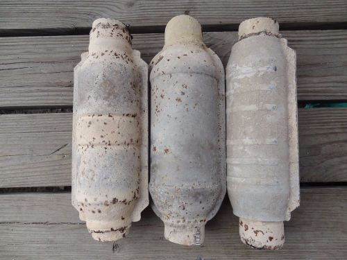 3 scrap catalytic converter platinum palladium metal all full no cracks/rattles