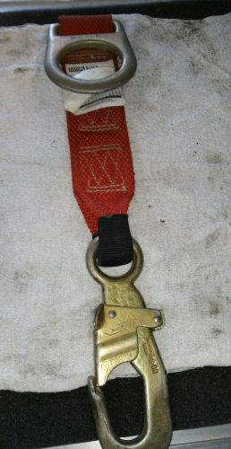 Mas rose fall protection inc. 01121 extension lanyard 18 in with snap hook ea for sale