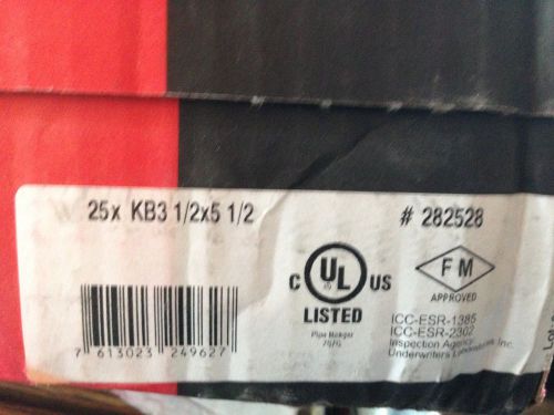 Box of 25 hilti kb3    1/2&#034; x 5-1/2&#034; lt ul listed concrete anchors 282528 for sale
