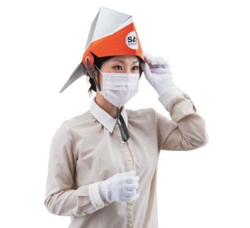 SAT Guard Safety Helmet - Collapsible head protection set, from Japan