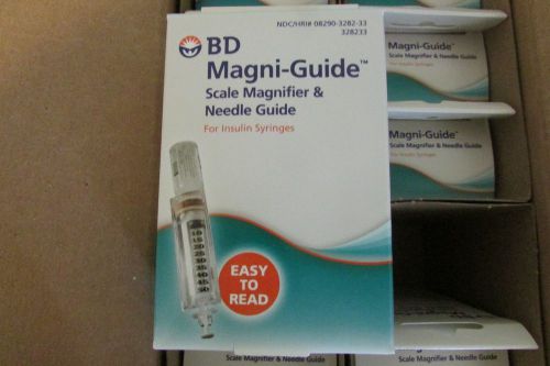 Becton Dickinson Magni-Guide Insulin Syringe Scale Magnifier {1DOZEN}