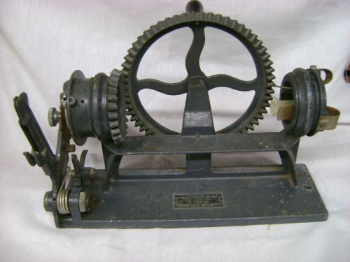 Vintage Early Mid Century Star Window Shade Cutting Machine Model B + Patent