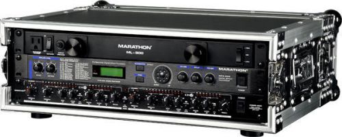 Marathon ma-3uad flight road 3u deluxe amplifier rack case (case only) for sale