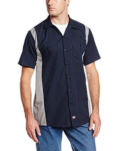 Dickies Occupational Workwear LS524DNSM L Polyester/ Cotton Men&#039;s Short Sleeve