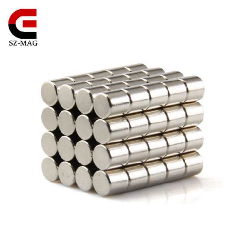 50-200 pcs n35 5mmx5mm neodymium ndfeb strong cylinder disc magnet 5x5mm 5*5mm for sale