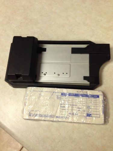 Credit Card/Datacard Imprinter Manual Slide Security Swipe With Paper Vintage