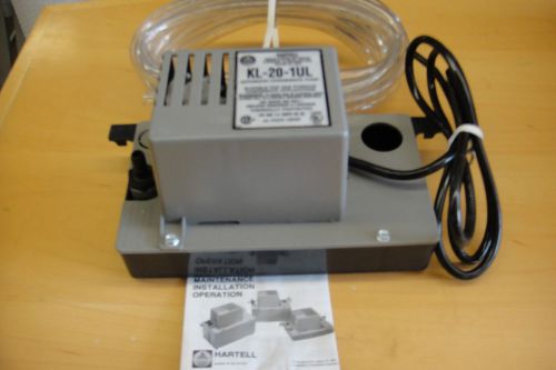 Hartell KL-20-1ULT Automatic Condensate Pump NEW!!