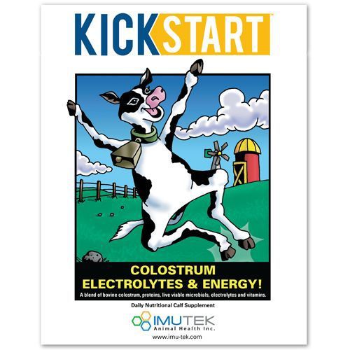 Kick Start By100% pure Bovine Colostrum Electrolytes and Energy 24 Dose Case
