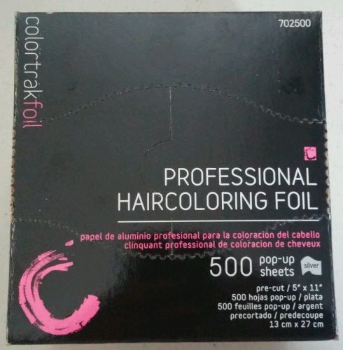 Professional haircoloring foil 500 colortrak pop up sheets colortrakfoil