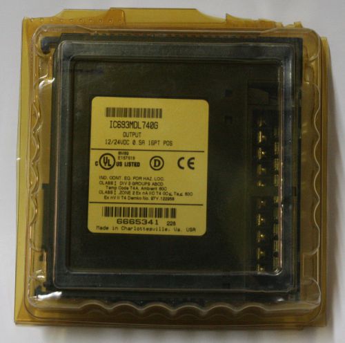 Ge fanuc ic693mdl740g / output module ic-693-mdl-740g *sealed* for sale