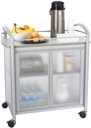 Modern shelving storage metal commercial refreshment rolling kitchen cart for sale