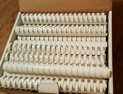 Plastic Binding Combs box of 80 1&#034;  19 ring  HOLDS 200 pages