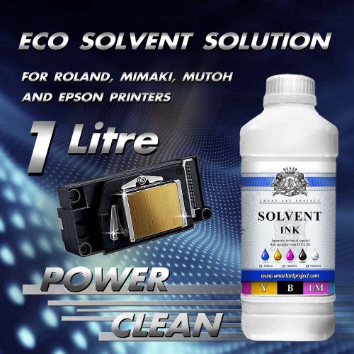 1 Liter ECO SOLVENT Fluid  Printer Head Cleaner for Roland, Mimaki, Mutoh