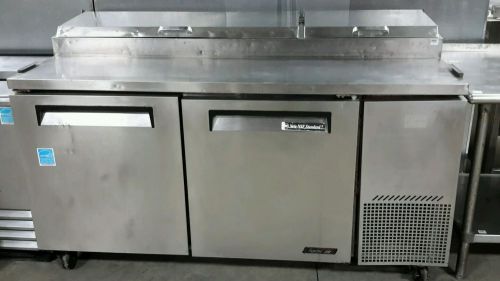 Used turbo air tpr-67sd refrigerated pizza prep table for sale