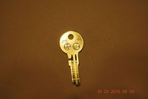 Ilco 01122AR keyblank Equiv. to Y14 Nickel plated
