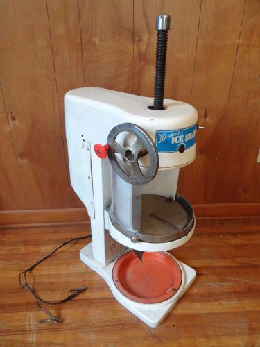 Harders Commercial Vintage Ice Block Shaver Sno Cone Machine Snow Cube