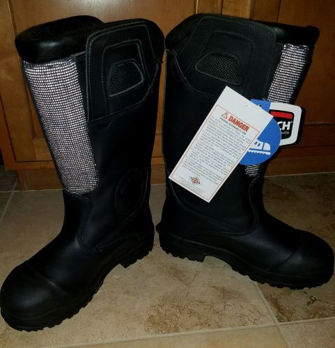 Cosman titan structural firefighting boots cmf14 size 9 nfpa 1971 &amp;  2007 for sale