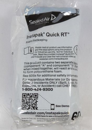 Sealed (1) Air Instapak Quick RT #60 Foam Packaging 18&#034; x 24&#034; Bag Instapack