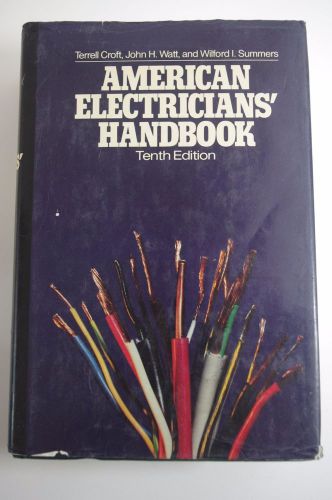 American Electricians Handbook 10th Edition 2002 Croft Summers Wiring Book