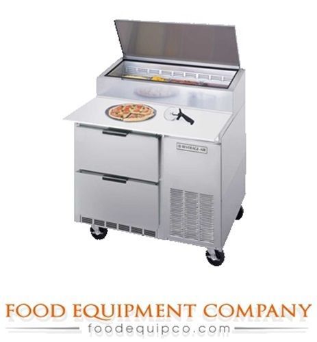 Beverage-air dpd46-2 46&#034; two drawer pizza prep table for sale