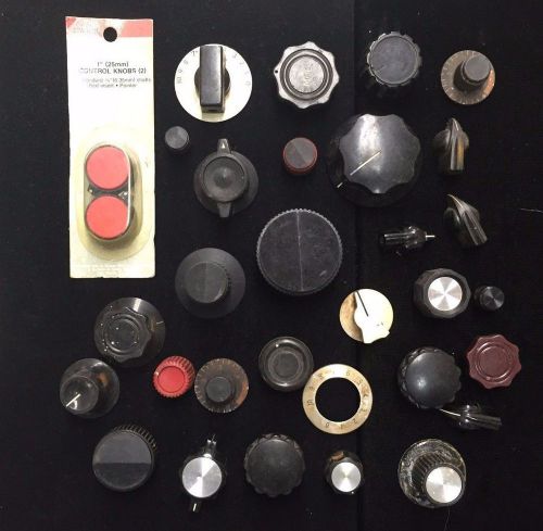 Assorted Electronic Knobs - miscellaneous parts