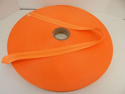 2400&#039; polyester woven strapping 1-1/2&#034; wide mw strapping id 2060 orange for sale