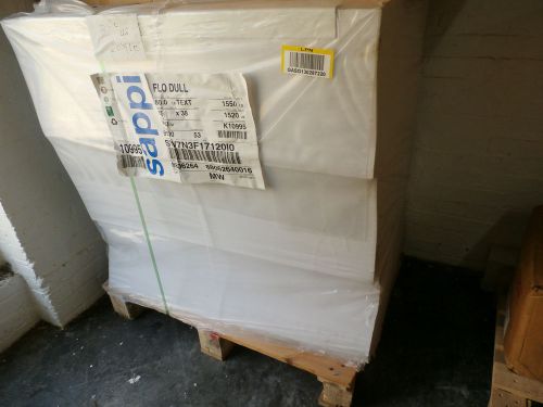 FLO DULL 80# TEXT 25&#034;X38&#034; 160M 9500 SHEETS WHITE K10995