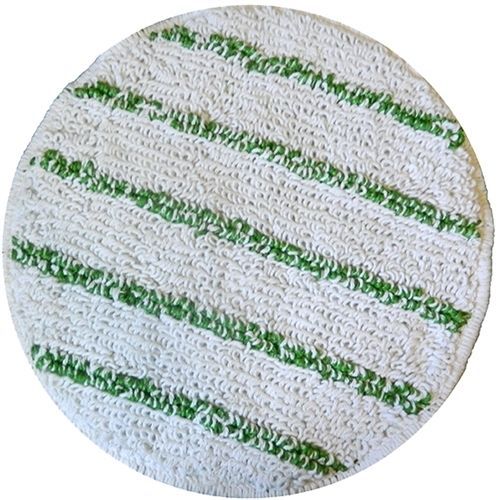 19&#034; Carpet Cleaning Bonnet w/Scrub Strips. Low-Profile, Rayon Blend