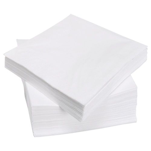 Perfect Stix White Napkins -500ct Beverage Napkins Paper White 1-Ply (Pack of...