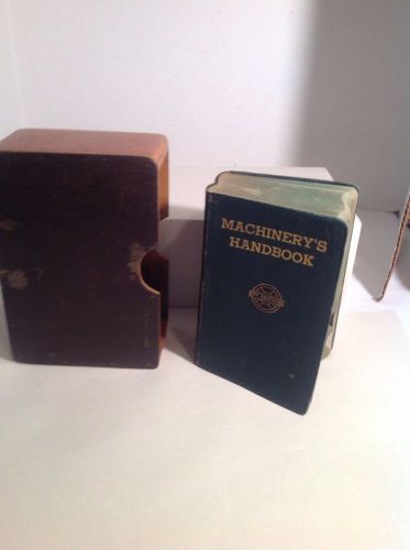 Vintage Machinery&#039;s Handbook 11th ed. Toolbox Edition w/Thumb Index 1942