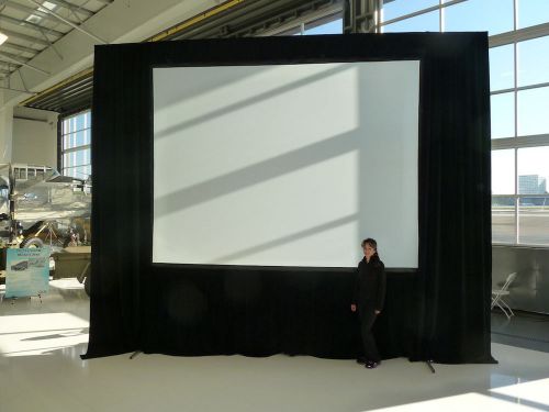 9&#039;x12&#039; da lite fastfold portable projector screen dress kit only for sale