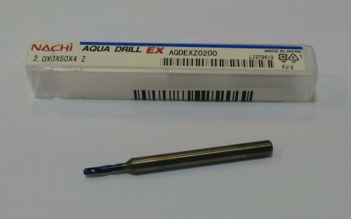 Nachi Aqua Drill 2mm EX AQDEXZ0200  2.0x9x50x4