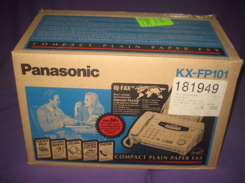 Panasonic KX-FP101 Fax Machine Copy Phone Office Operating GR8T CONDITION NEW?