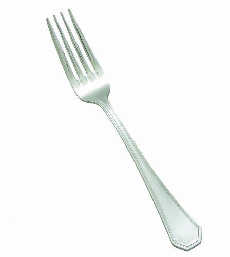 Winco 0035-11 12-Piece Victoria European Table Fork Set, 18-8 Stainless Steel