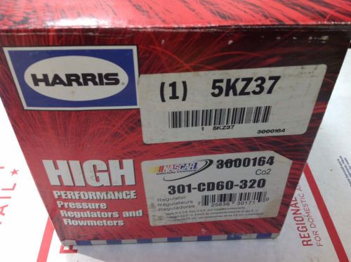 Harris model 301-cd60-320 heavy duty carbon dioxide single stage regulator for sale
