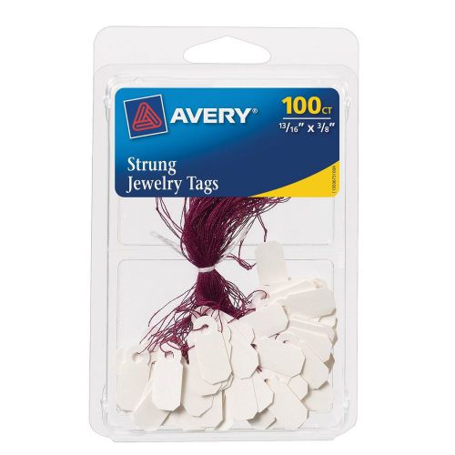 Avery Strung Jewelry Tags String Marking Tags 100 Count Retail Price New 6731