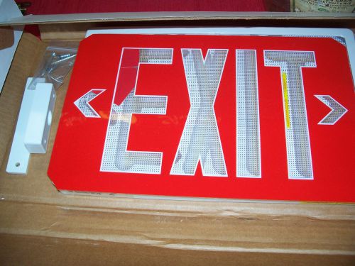 Cooper SRB Technologies Exit Self-Luminous Life Safety Sign Sure-lites
