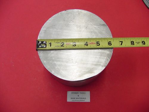D 6-1/2&#034; aluminum 6061 round rod 4.4&#034; long t6511 6.5&#034; od solid lathe bar stock for sale