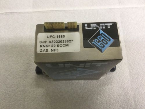 Unit 1660 Mass Flow Controller 50 SCCM NF3, Used