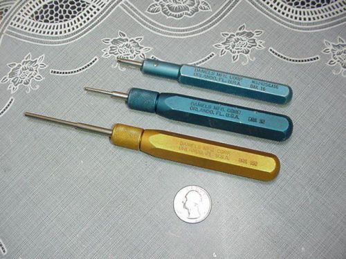 Three (3) Tools Daniels DRK 152, DRK 32 &amp; DAK 16 for Removal &amp; Insertion Used