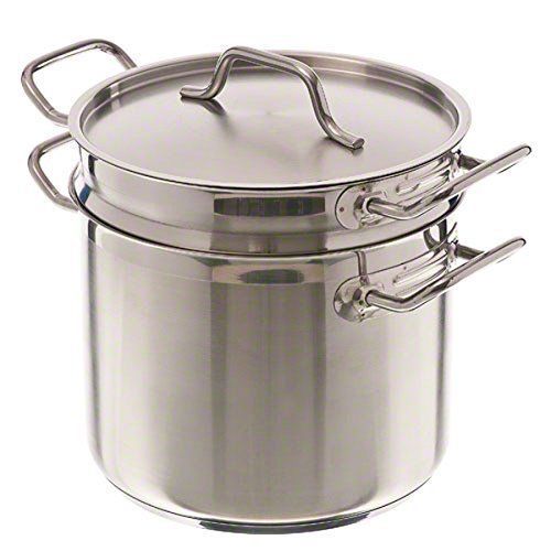 Pinch (dbc-8)  8 qt induction ready stainless steel double boiler w/cover for sale