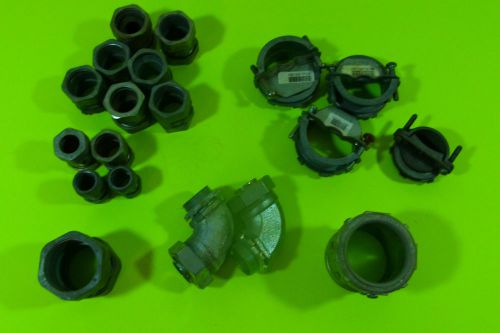 Misc Lot of Conduit  Connectors 1/2&#034; ,to 2 1/2&#034;