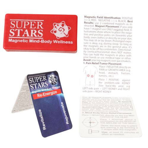 4 Super Stars Magnet for Bio-Magnetic Pair Therapy Protocol Durazo and Dr. Goiz