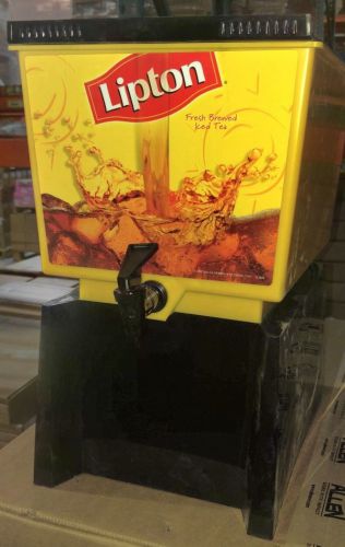LIPTON Beverage Lemonade Ice Tea Dispenser 3 Gallon w/Facet Plastic Commercial