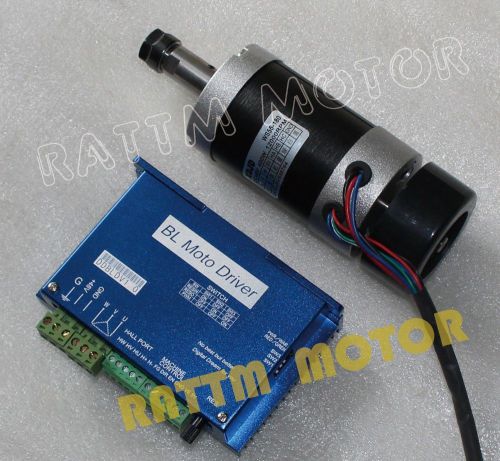 Dc 400w air-cooled spindle motor brushless with driver high speed for cnc router for sale