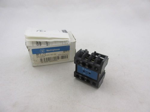 *NEW* WESTINGOUSE SF1-11 AUXILIARY CONTACT BLOCK 6711C92G02 *60 DAY WARRANTY* TR